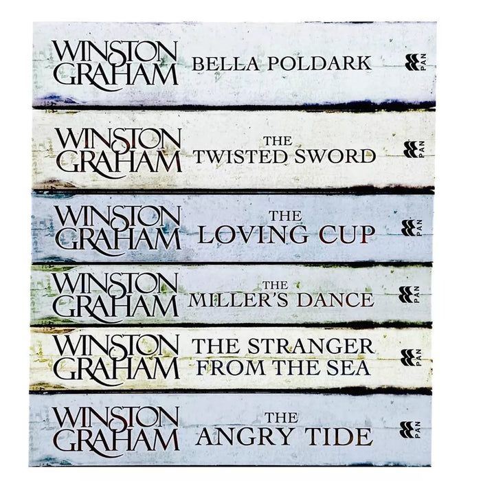 Poldark Series 6 Books Collection Set by Winston Graham (Poldark books 7-12) - The Book Bundle
