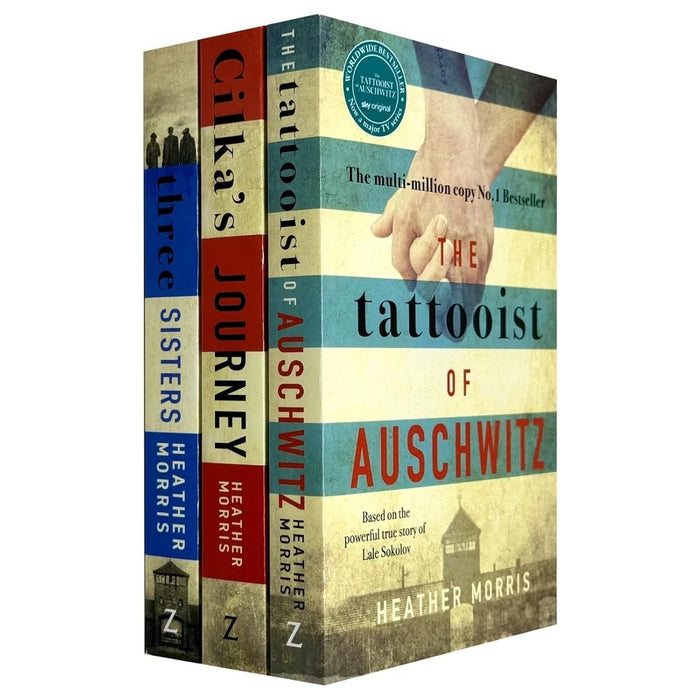 Tattooist of Auschwitz Trilogy 3 Books Collection Set by Heather Morris (The Tattooist of Auschwitz, Cilka's Journey, Three Sisters) - The Book Bundle