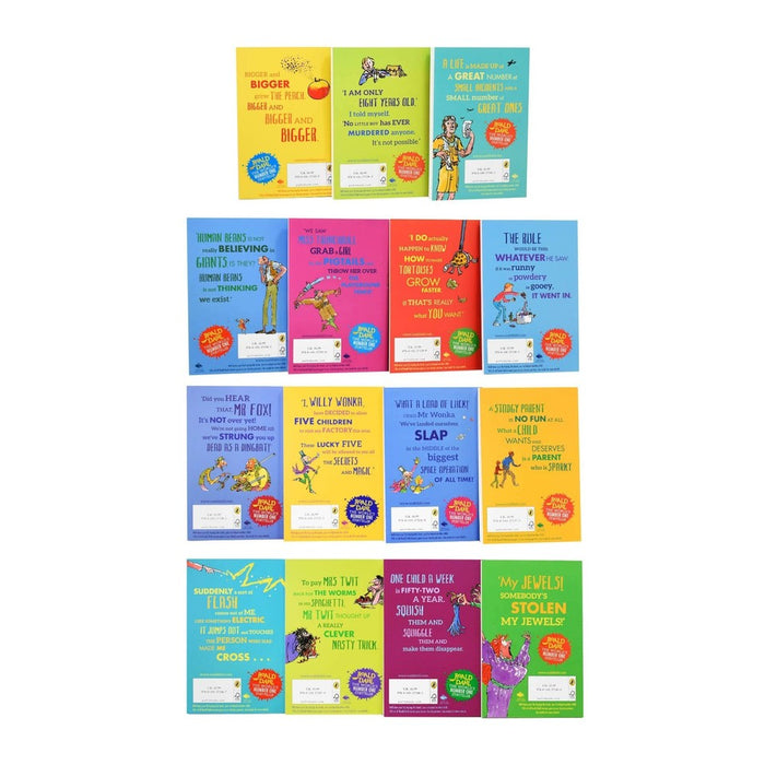 Roald Dahl Children Collection 15 Books Set (Ages 7-9) (Matilda, Going Solo, Esio Trot) - The Book Bundle