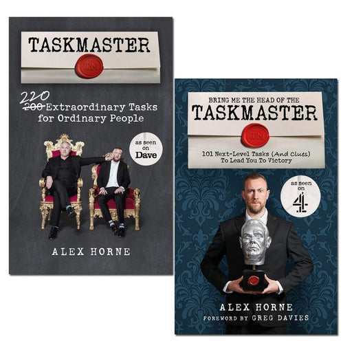 Alex Horne Taskmaster 2 Books Collection Set (Bring Me The Head Of The Taskmaster) - The Book Bundle