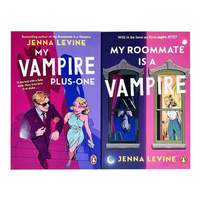 My Vampires Series 2 Books Collection Set by Jenna Levine My Vampire Plus-One - The Book Bundle