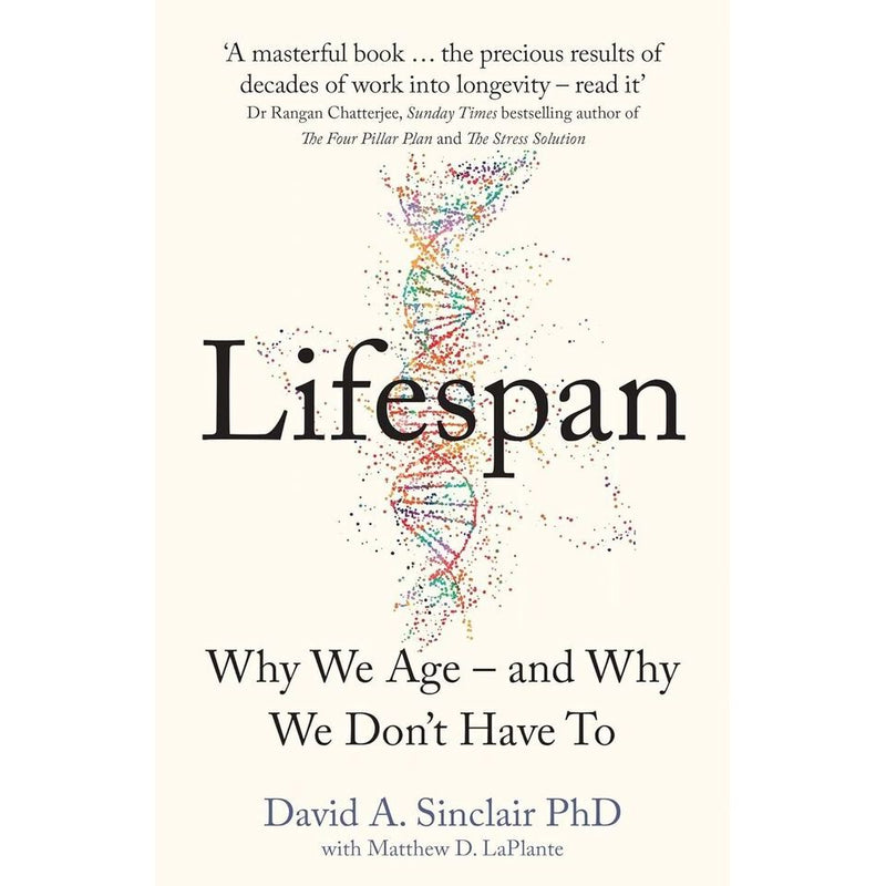 Outlive by Peter Attia & Lifespan by Dr David A Sinclair 2 Books Collection Set - The Book Bundle