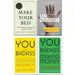 Make your bed [hardcover], unfck yourself, you are a badass, you are a badass at making money 4 books collection set - The Book Bundle