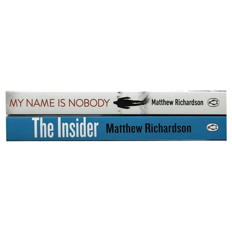 Matthew Richardson 2 Books Collection Set The Insider, My Name Is Nobody - The Book Bundle