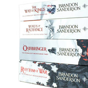 Brandon Sanderson The Stormlight Archive Series 4 Books Collection Set (The Way of Kings, Words of Radiance, Oathbringer, Rhythm of War) - The Book Bundle