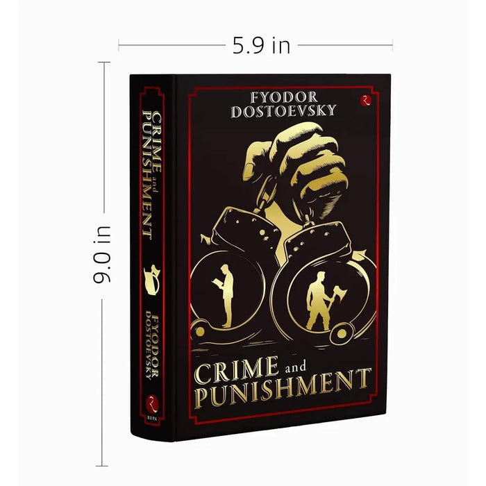 Crime and Punishment By Fyodor Dostoevsky (Deluxe Leather Bound Hardback Edition) - The Book Bundle