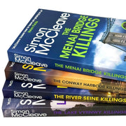 Set of four DI Ruth Hunter crime novels by Simon McCleave in paperback, featuring book covers from the Canelo Crime collection.