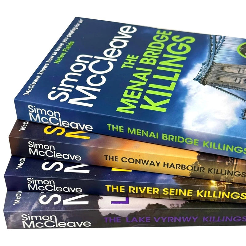 Set of four DI Ruth Hunter crime novels by Simon McCleave in paperback, featuring book covers from the Canelo Crime collection.