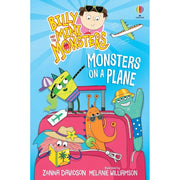 Usborne Publishing Billy and the Mini Monsters Series Books 1-6 collection set by Zanna Davidson, featuring colorful book covers.
