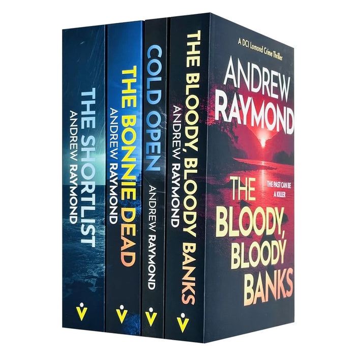 DCI Lomond Crime Thrillers Series 4 Books Set by Andrew Raymond (Bonnie Dead, Shortlist) - The Book Bundle