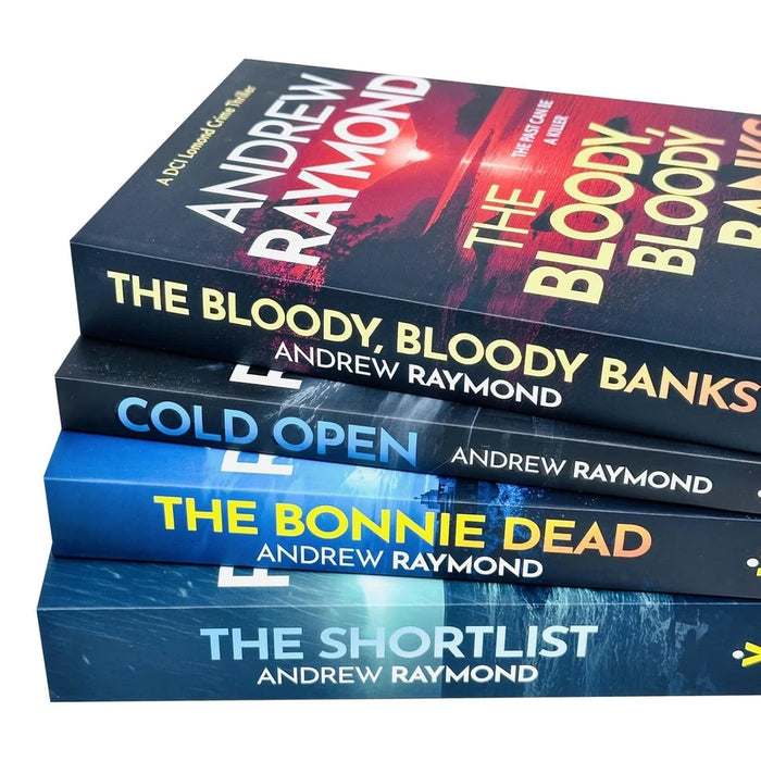 DCI Lomond Crime Thrillers Series 4 Books Set by Andrew Raymond (Bonnie Dead, Shortlist) - The Book Bundle