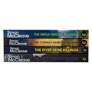 Set of four paperback DI Ruth Hunter Series crime books by Simon McCleave, featuring mystery and detective stories from the Canelo Crime collection.