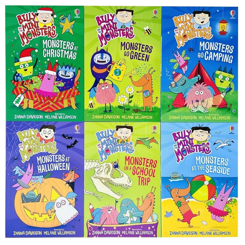 Billy and the Mini Monsters Series 2 (7-12) Collection 6 Books Set