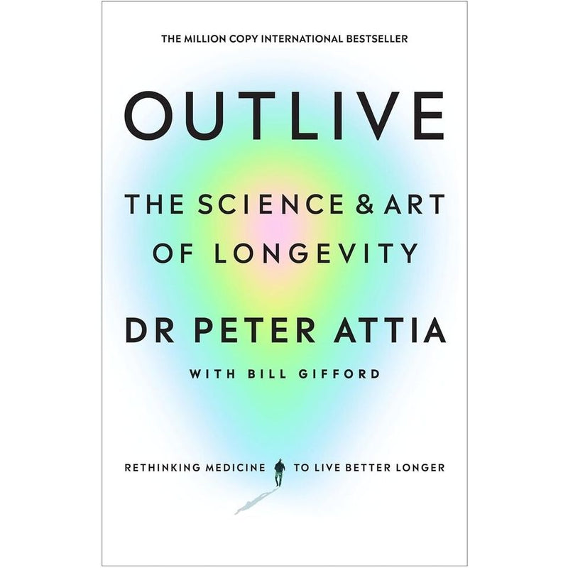 Outlive by Peter Attia & Lifespan by Dr David A Sinclair 2 Books Collection Set - The Book Bundle