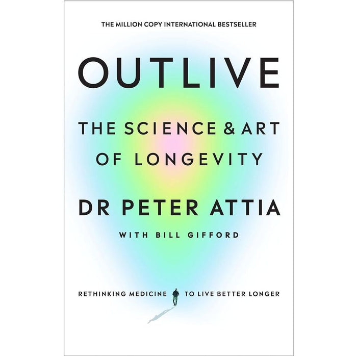 Outlive by Peter Attia & Lifespan by Dr David A Sinclair 2 Books Collection Set - The Book Bundle
