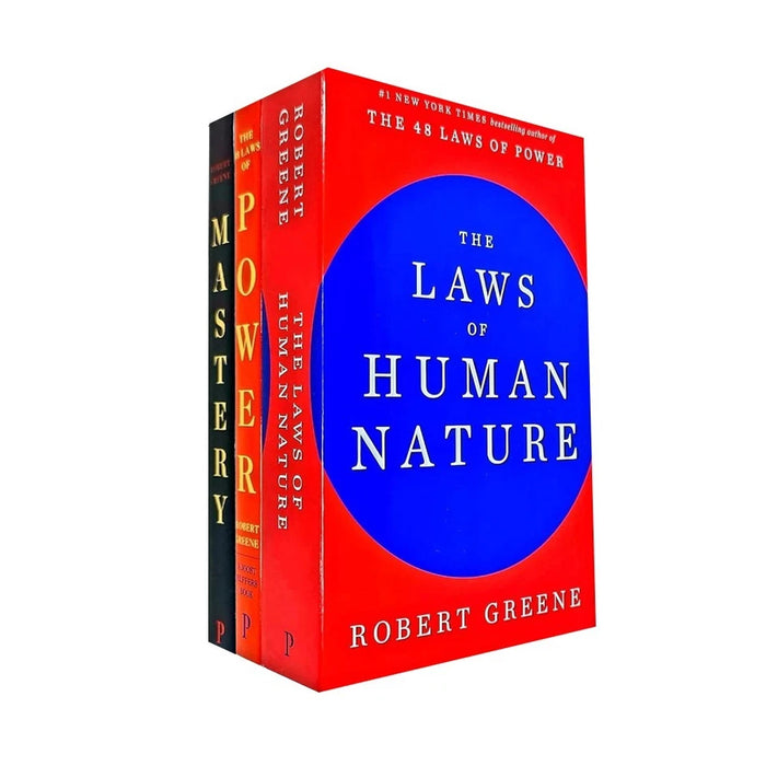 Robert Greene 3 Books Box Set (The 48 Laws of Power, Mastery & The Laws of Human Nature) - The Book Bundle