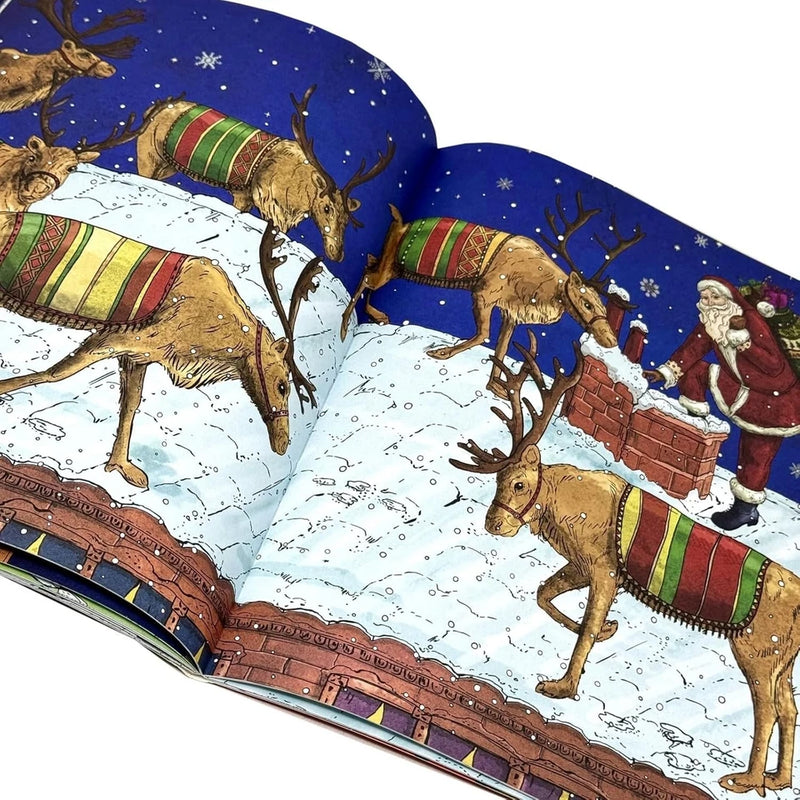 The Night Before Christmas: A Colouring Transfer Book by Clement C. Moore - The Book Bundle