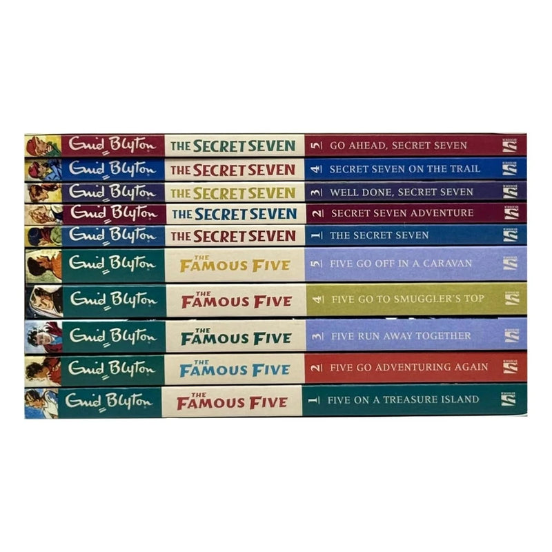 The Best of Enid Blyton The Famous Five & The Secret Seven Adventures 10 Books Collection Set (Five on a Treasure Island, Go Adventuring Again & More) - The Book Bundle