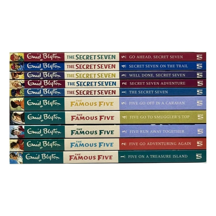 The Best of Enid Blyton The Famous Five & The Secret Seven Adventures 10 Books Collection Set (Five on a Treasure Island, Go Adventuring Again & More)