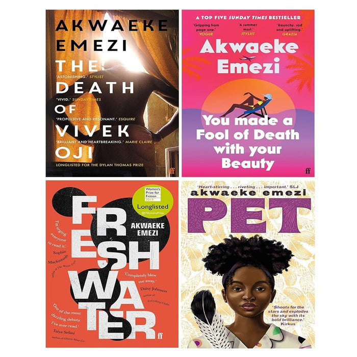 Akwaeke Emezi Collection 4 Books Set Death of Vivek Oji, Freshwater, Pet - The Book Bundle