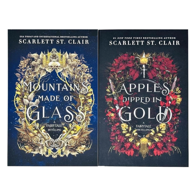 Fairy Tale Retelling Series 2 Books Collection Set by Scarlett St Clair (Mountains Made of Glass) - The Book Bundle