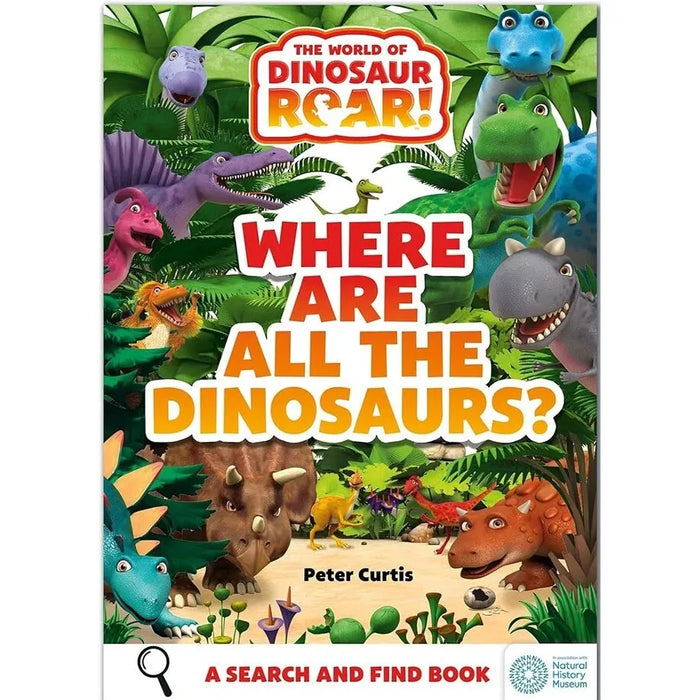 World of Dinosaur Roar Series 3 Books Collection Set by Peter Curtis Dinosaur Safari(Board book) - The Book Bundle