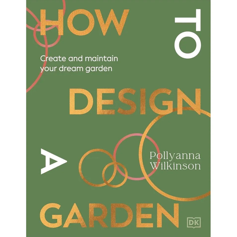 Set of two hardcover books titled "How to Design a Garden" by Monty Don and Pollyanna Wilkinson, featuring garden design illustrations.
