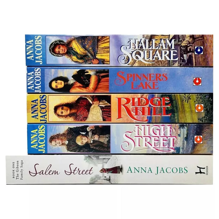 Gibson Family Saga Series Collection 5 Books Set By Anna Jacobs, Ridge Hill - The Book Bundle