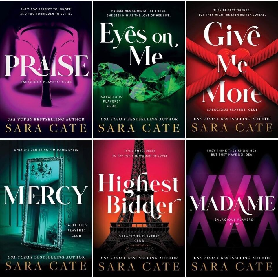 Salacious Players Club Series 6 Books Collection Set By Sara Cate ...