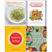 Chetnas Healthy Indian [Hardcover], Dal Medicine Cookbook, Street Food, Spiralize Now 4 Books Collection Set - The Book Bundle