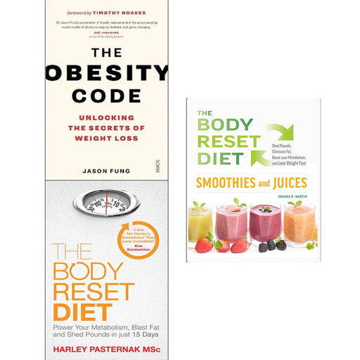 Obesity Code, Body Reset Diet and Smoothies 3 Books Collection Set - The Book Bundle