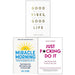 Just F*cking Do It, Good Vibes Good Life, The Miracle Morning 3 Books Collection Set - The Book Bundle