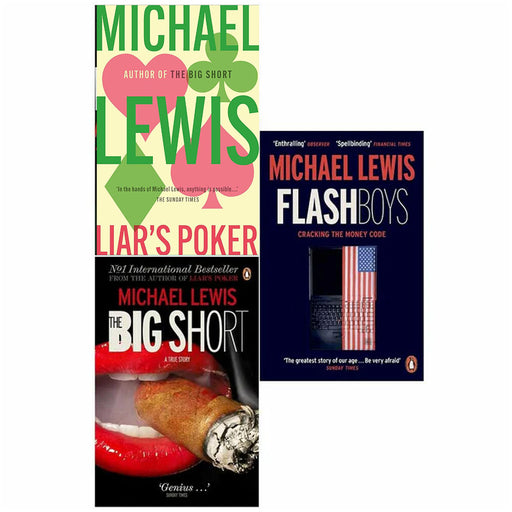 Liar's Poker, Flash Boys, Big Short 3 Books Collection Set Paperback - The Book Bundle