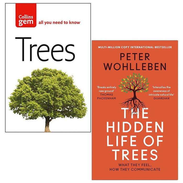 Trees Collins Gem By Alastair Fitter And The Hidden Life Of Trees By Peter Wohlleben 2 Books Collection Set - The Book Bundle