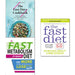 Fast days cookbook[hardcover], The Fast diet and The Fast Metabolism Diet For Beginners 3 Books Collection Set - The Book Bundle