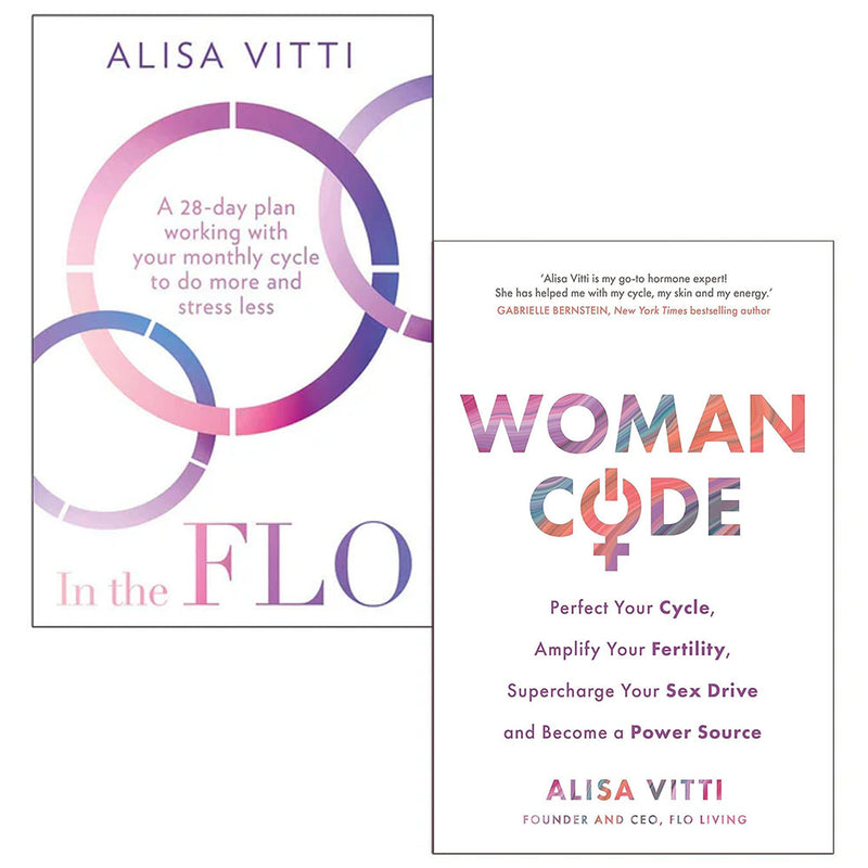 In the FLO A 28-day plan working  & Womancode: Perfect Your Cycle Amplify  2 Books Set - The Book Bundle