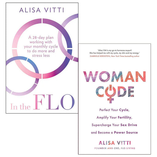 In the FLO A 28-day plan working  & Womancode: Perfect Your Cycle Amplify  2 Books Set - The Book Bundle