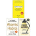 Indistractable How to Control Your Attention and Choose Your Life, Atomic Habits, Deep Work 3 Books Collection Set - The Book Bundle