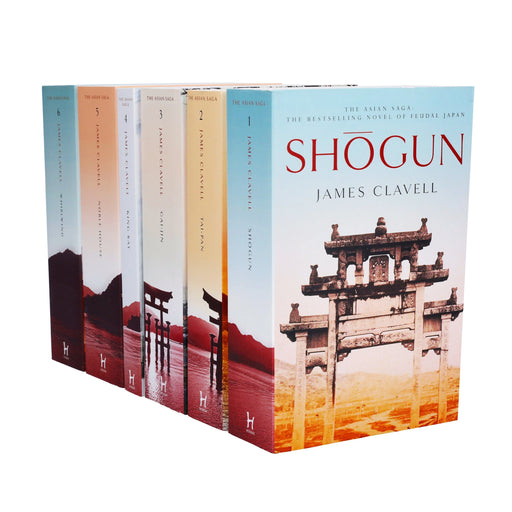 The Novels of Asian Saga Series 6 Books Collection Set By James Clavell(Shogun, Tai-Pan, Gai-Jin) - The Book Bundle