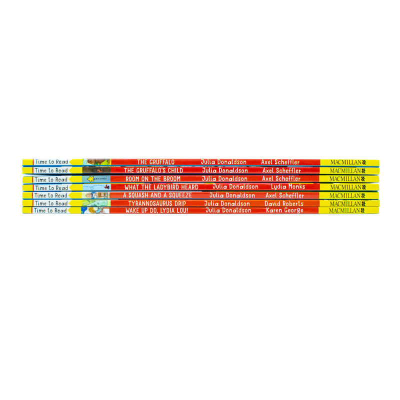 Time To Read Collection 7 Books Set By Julia Donaldson (What the Ladybird Heard - The Book Bundle