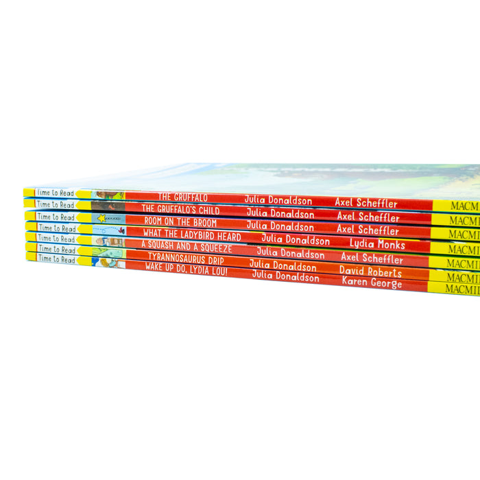 Time To Read Collection 7 Books Set By Julia Donaldson (What the Ladybird Heard - The Book Bundle