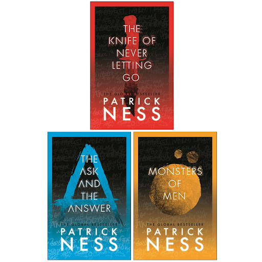 Patrick Ness Chaos walking 3 Books Box Set (The Knife of Never Letting Go ,The Ask and the Answer &Monsters of Men) - The Book Bundle