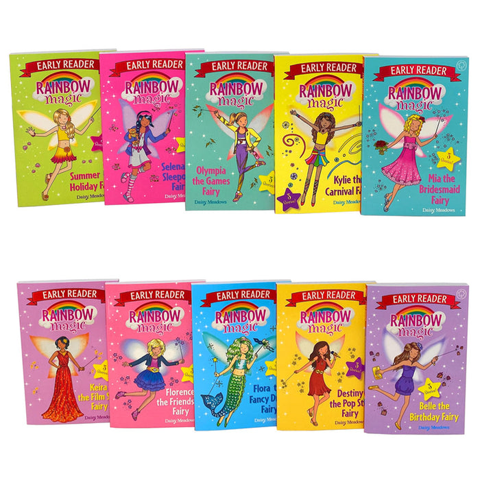 Rainbow Magic Early Reader Collection 10 Books Box Set by Daisy Meadows - The Book Bundle