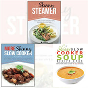 Skinny Slow Cooker Soup Recipe, More Skinny Slow Cooker and Skinny Steamer 3 Books Set - The Book Bundle