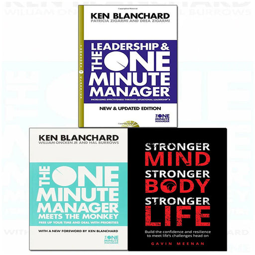 One Minute, Leadership and Stronger Mind 3 Books Collection Set - The Book Bundle