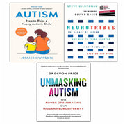 Unmasking Autism Devon Price, NeuroTribes Steve Silberman, Autism 3 Books Set - The Book Bundle