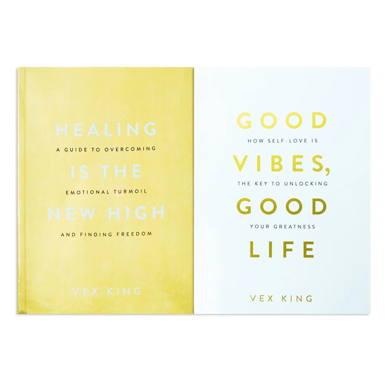 Healing Is The New High & Good Vibes, Good Life 2 Books Box Set by Vex King - Non Fiction - Paperback