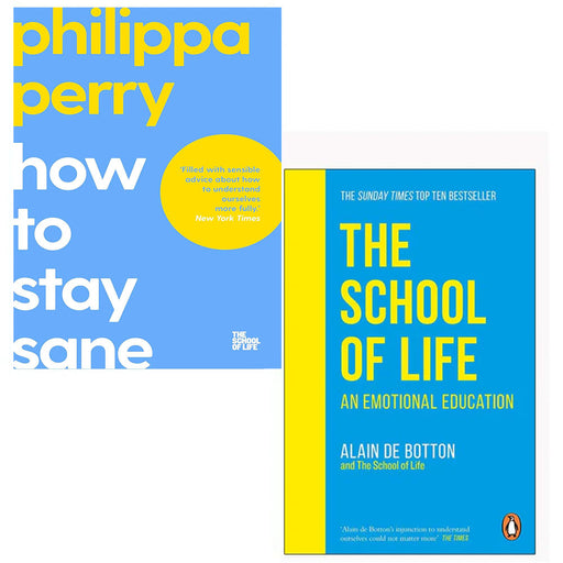 How To Stay Sane, The School of Life An Emotional Education 2 Books Collection Set - The Book Bundle