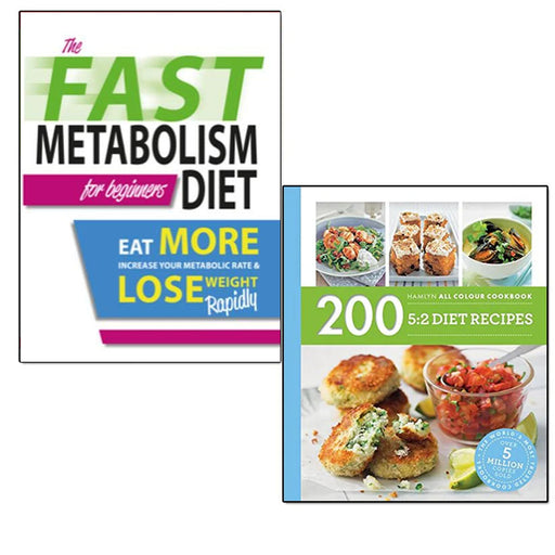 200 5:2 diet recipes and The Fast Metabolism Diet For Beginners 2 Books Collection Set - The Book Bundle