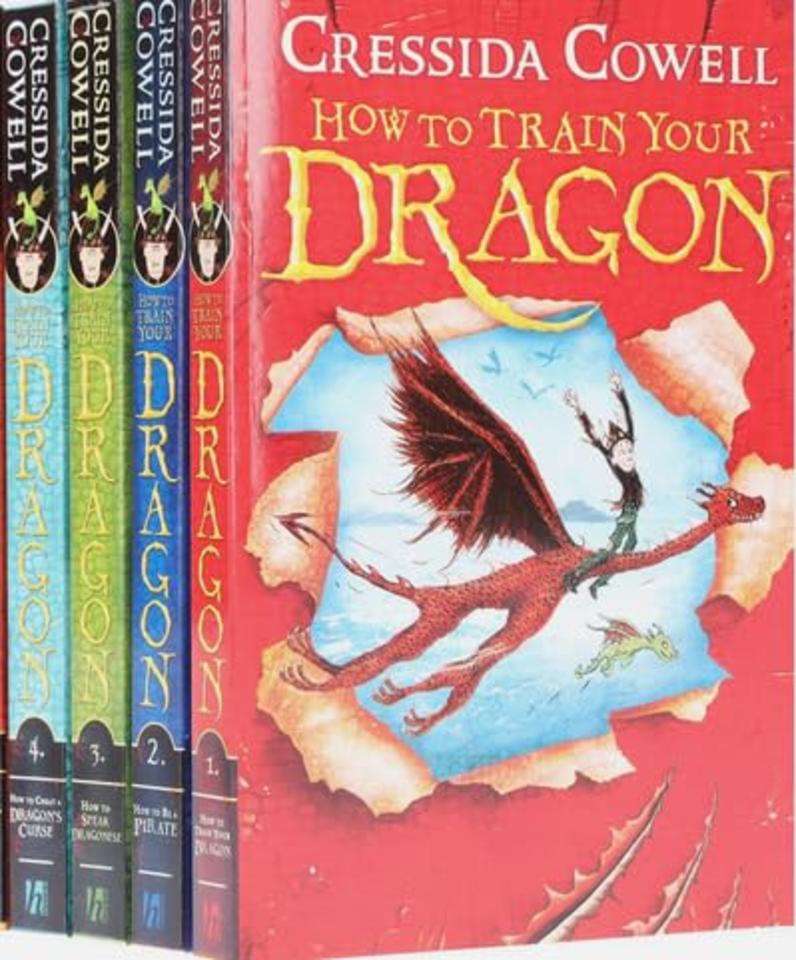 How To Train Your Dragon 4 Books Collection Set - Fiction - Paperback
